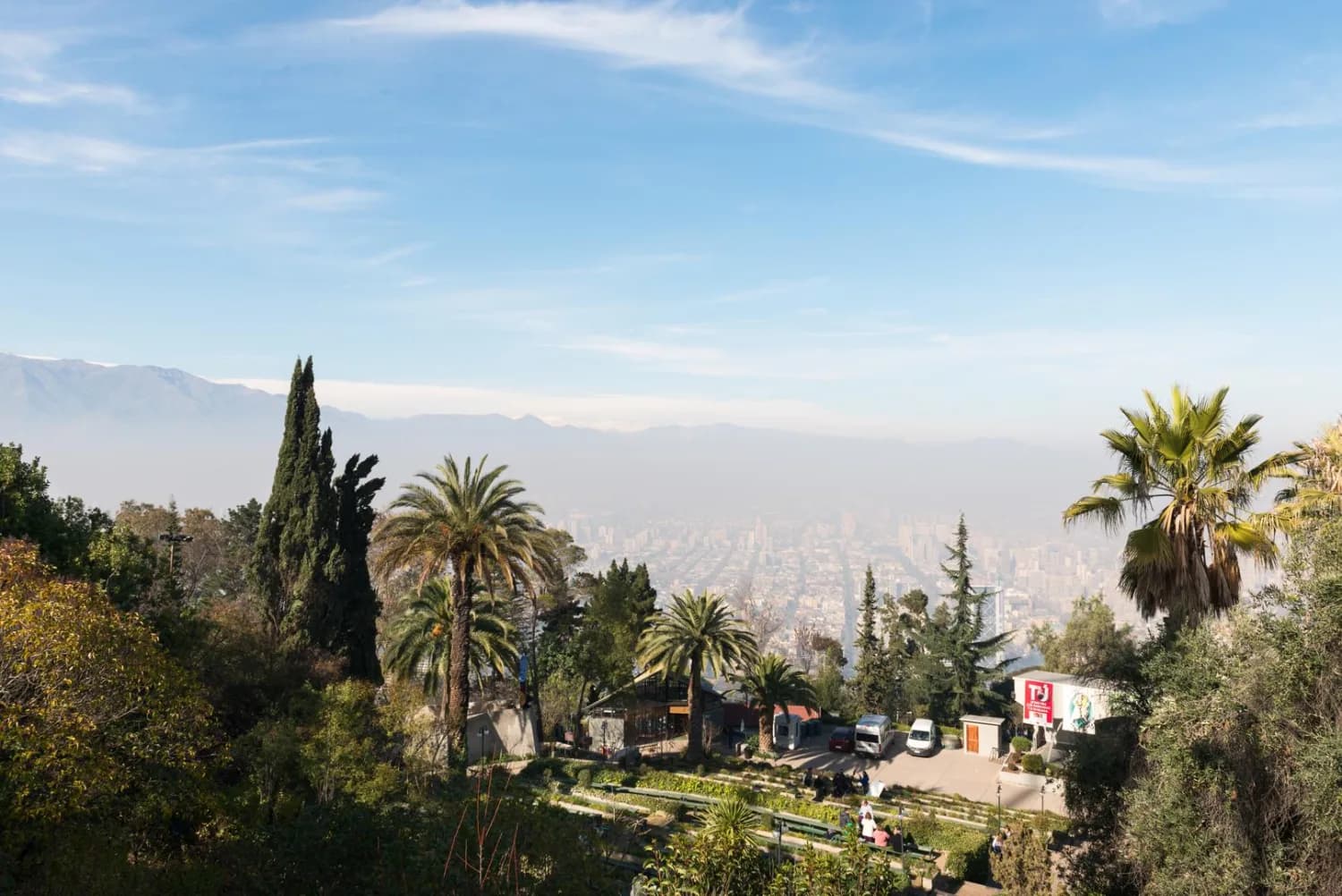 Panoramic view from Cerro San Cristóbal